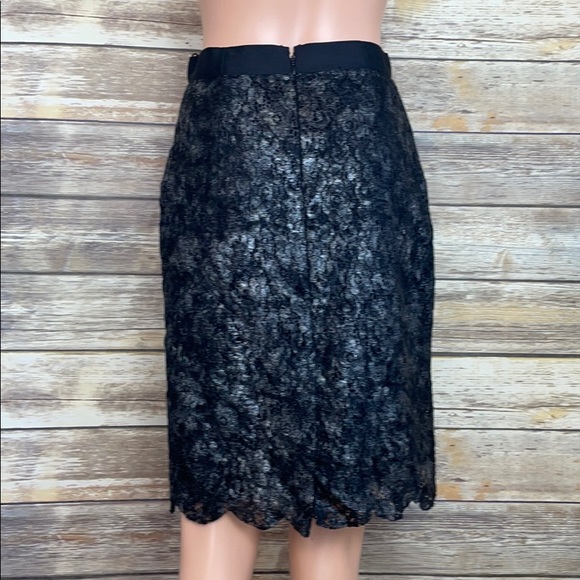 Tenax Silver/Black Lace Skirt - Picture 5 of 10